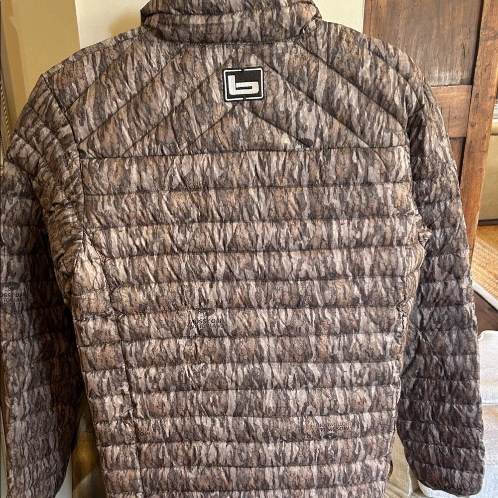 Brown Banded Camouflage Puffer Jacket - Picture 5 of 10